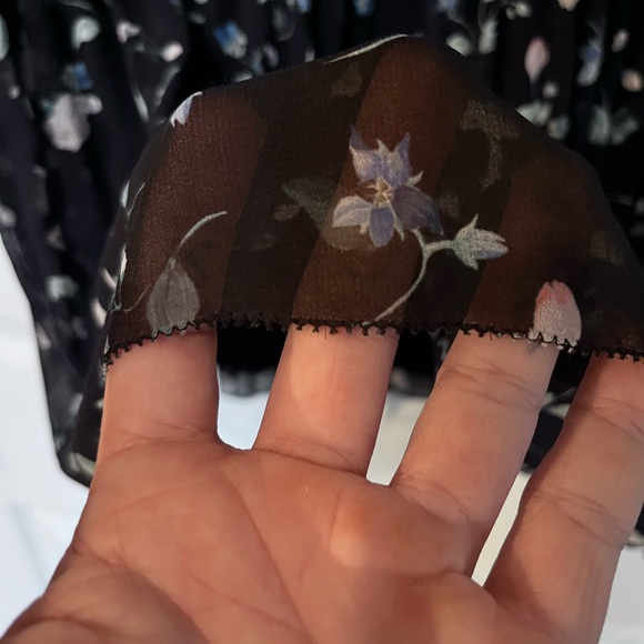 Aritzia Wilfred plissé dress with long sleeves size L large - Picture 8 of 10